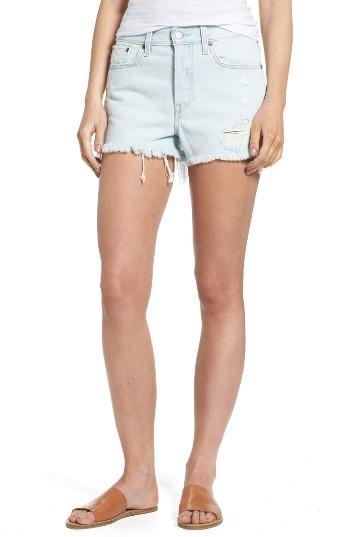 Women's Levi's Wedgie High Waist Denim Shorts - Blue