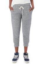 Women's Alternative Eco Crop Jogger Lounge Pants - Grey