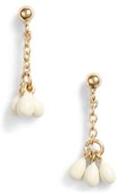 Women's Argento Vivo Small Enamel Drop Earrings