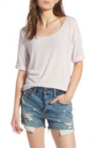 Women's Treasure & Bond Rolled Sleeve Tee, Size - Pink