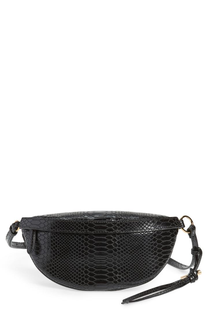 Stella Mccartney Alter Snake Faux Leather Fanny Pack -
