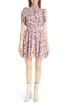 Women's Kate Spade New York Prairie Rose Flutter Dress, Size - Pink