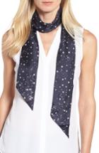 Women's Kate Spade New York Medium Night Sky Skinny Silk Scarf