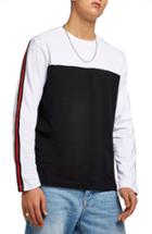 Men's Topman Skater Taped Oversized Long Sleeve T-shirt