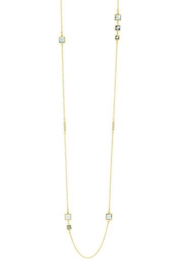 Women's Freida Rothman Ocean Azure Station Necklace