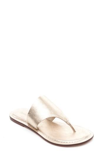 Women's Bernardo Monica Thong Sandal .5 M - Metallic