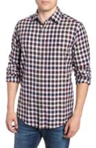 Men's Rodd & Gunn Harvest Ave Sports Fit Flannel Sport Shirt - Red
