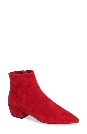 Women's Linea Paolo Rhys Pointy Toe Bootie M - Red