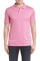 Men's Stone Rose Jacquard Polo (m) - Pink