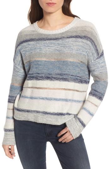 Women's Rails Daphne Stripe Wool & Cashmere Sweater - Blue