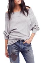 Women's Free People Palisades Off The Shoulder Top - Grey