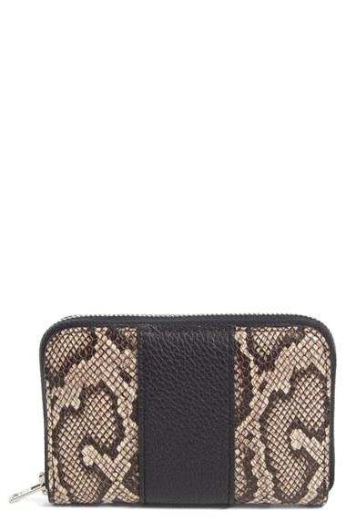 Women's Alexander Wang Mini Compact Zip Wallet - Brown