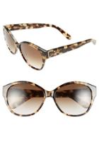 Women's Kate Spade New York 56mm Sunglasses - Camel Tortoise