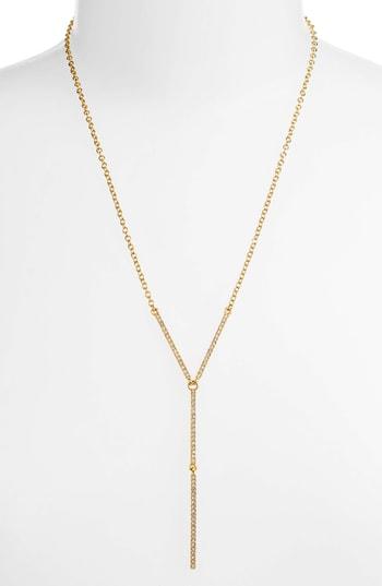 Women's Vince Camuto Pave Crystal Y-necklace