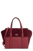 Kate Spade New York Daniels Drive - Small Abigail Suede & Leather Tote -