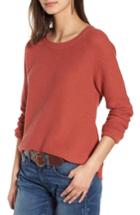 Women's Madewell Province Cross Back Knit Pullover, Size - Pink