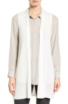 Women's Eileen Fisher Sleek Ribbed Tencel Vest - White