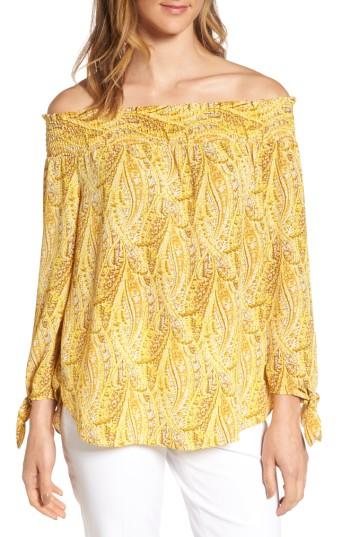 Women's Michael Michael Kors Hatcher Off The Shoulder Top