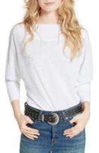 Women's Free People Valencia Off The Shoulder Pullover - White