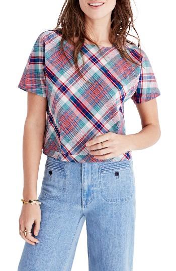 Women's Madewell Magnolia Tie Back Top