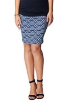 Women's Noppies Luna Over The Belly Maternity Skirt - Blue