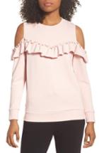 Women's Kate Spade New York Cold Shoulder Sweatshirt, Size - Pink