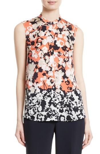 Women's Boss Bamina Print Silk Blouse