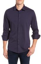 Men's Stone Rose Regular Fit Knit Sport Shirt, Size - Blue