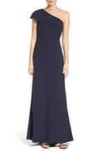 Women's Vince Camuto One-shoulder Crepe Gown
