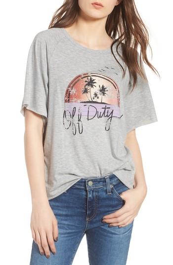 Women's Rebecca Minkoff Off Duty Lombardo Tee, Size - Grey