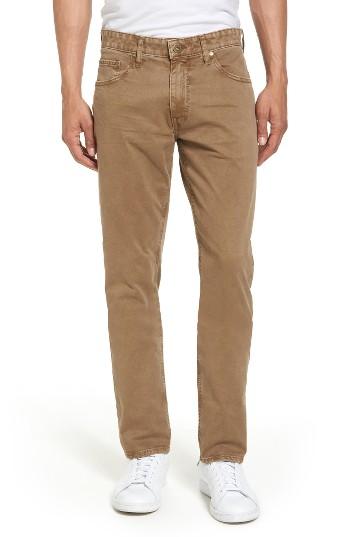 Men's Paige Lennox Slim Fit Five-pocket Pants - Beige