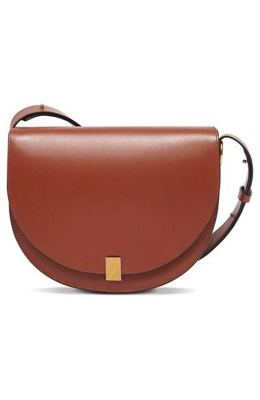 Victoria Beckham Half Moon Box Shoulder Bag - Brown