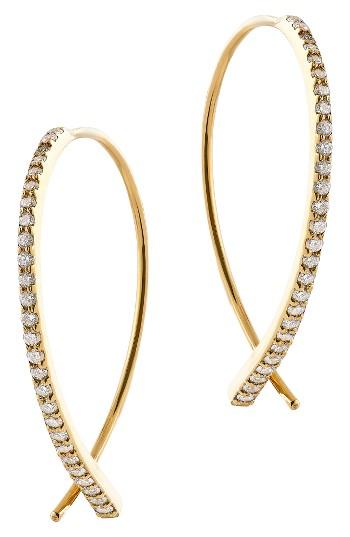 Women's Lana Jewelry Dia Small Upside Down Flawless Diamond Earrings