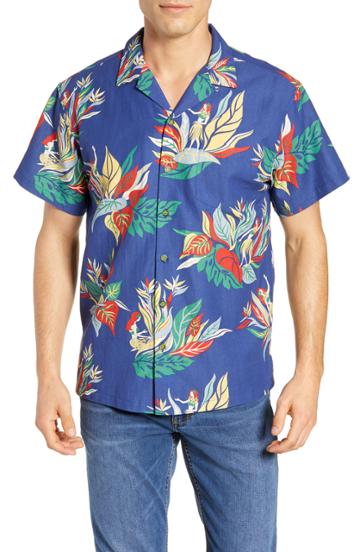 Men's Kahala Full Bloom Classic Fit Sport Shirt - Blue