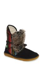 Women's Sanuk Tripper Flurry Faux Fur Boot M - Black