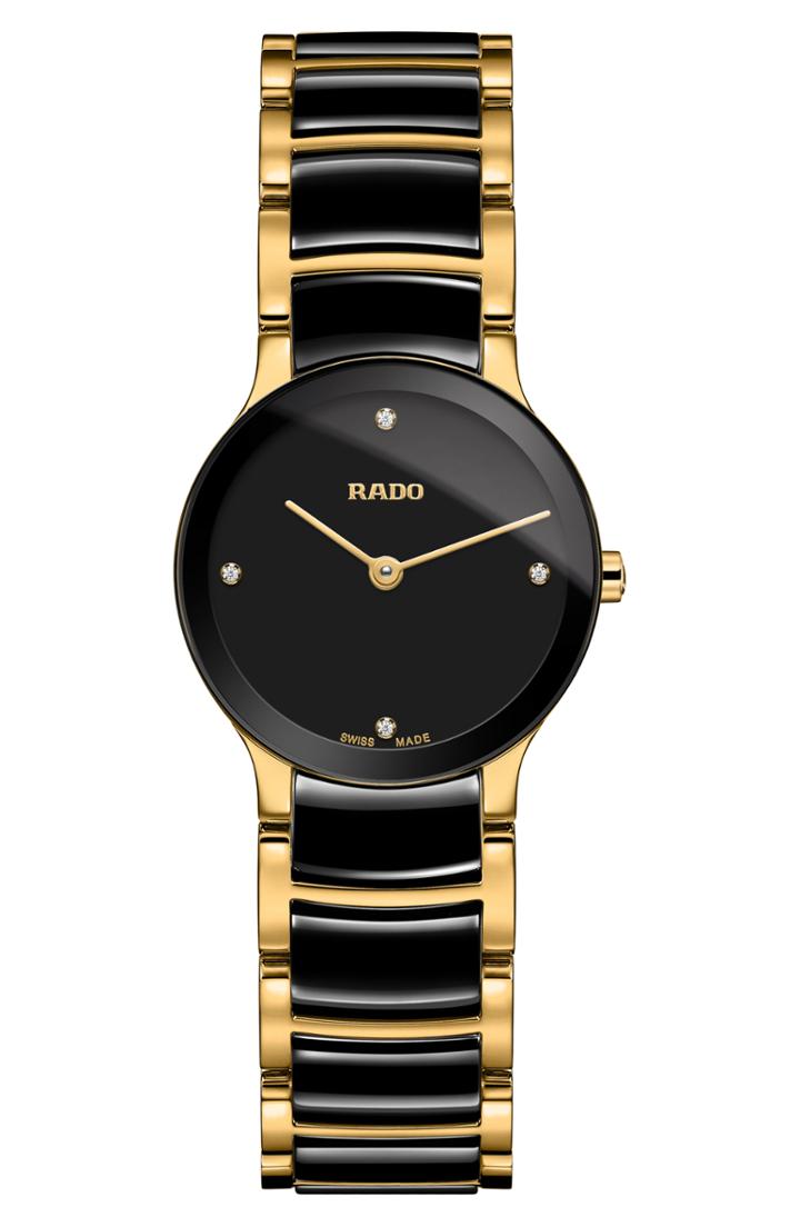 Women's Rado Centrix Diamond Bracelet Watch, 23mm
