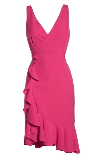 Women's Vince Camuto Laguna Ruffle Sheath Dress