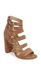 Women's Sam Edelman Yasmina Buckle Strap Gladiator Sandal M - Beige