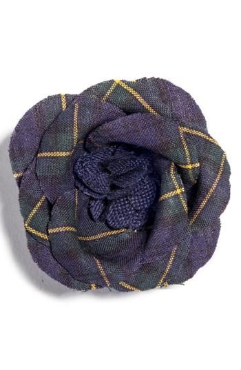 Men's Hook + Albert Poplin Lapel Flower