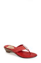 Women's Love And Liberty 'summer' Thong Sandal M - Red