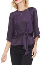 Women's Vince Camuto Tie Front Blouse, Size - Purple