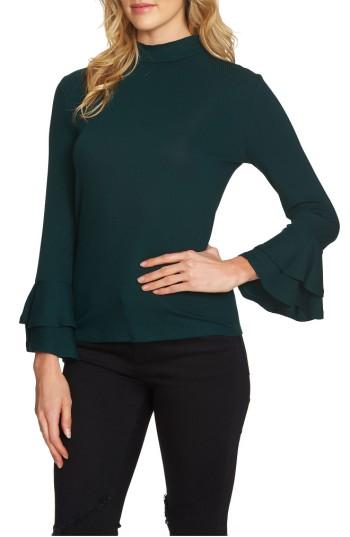 Women's 1.state Bell Sleeve Top - Green