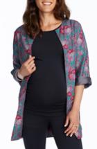 Women's Rosie Pope Bella Maternity Kimono Jacket - Grey