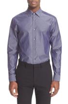 Men's Paul Smith London Trim Fit Diamond Chambray Dress Shirt