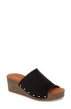 Women's Sudini Pavia Wedge Mule W - Black