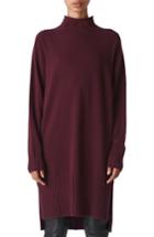 Women's Whistles Dolman Cashmere Sweater Dress - Burgundy
