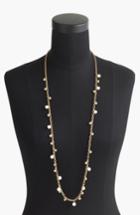 Women's J.crew Long Crystal & Faux Pearl Necklace