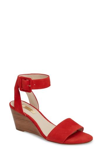 Women's Louise Et Cie Punya Wedge Sandal M - Red