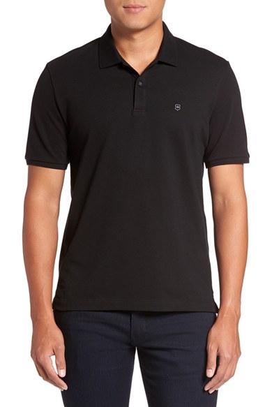 Men's Victorinox Swiss Army 'vx Stretch' Tailored Fit Pique Polo, Size - (online Only)