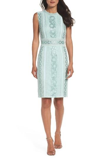 Women's Tadashi Shoji Doris Sheath Dress - Green